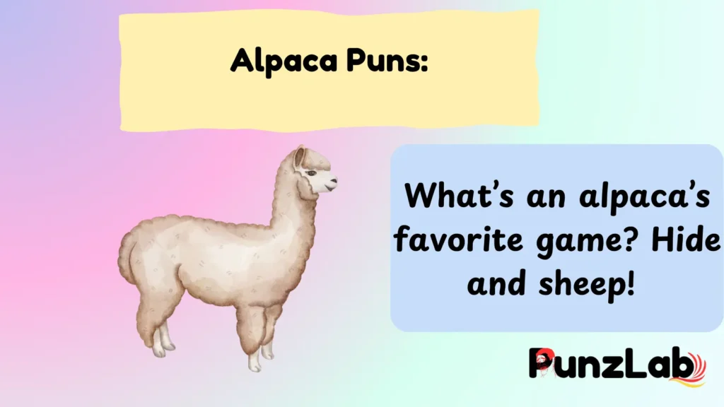 Alpaca Puns