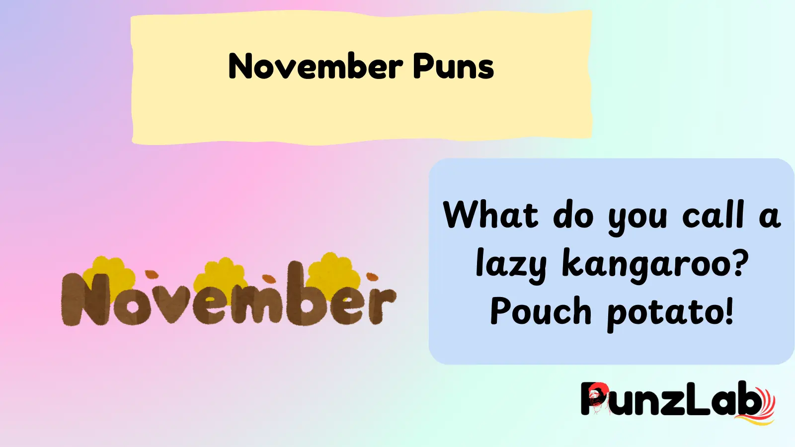 November Puns