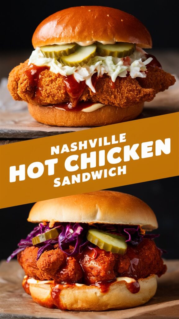 Hot Honey Chicken Sandwich With Slaw: Spicy Indulgence for Your Taste Buds