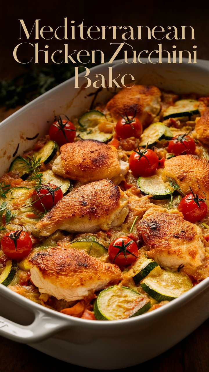 One-Pan Mediterranean Chicken with Tomatoes and Zucchini: How to Make a Delicious Meal in 30 Minutes